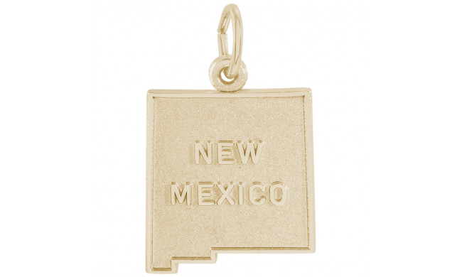 14k Gold New Mexico Charm