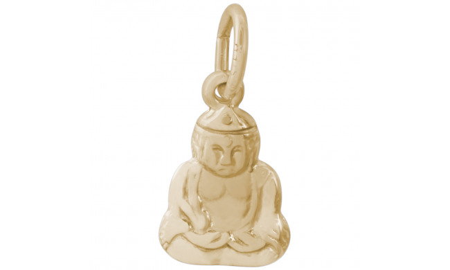14k Gold Buddha Charm