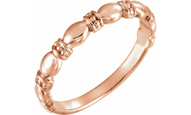 14K Rose Stackable Ring - 51571103P