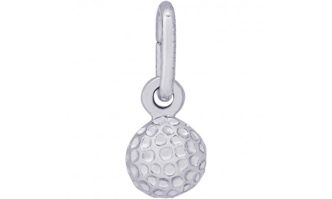 Sterling Silver Golf Ball Charm