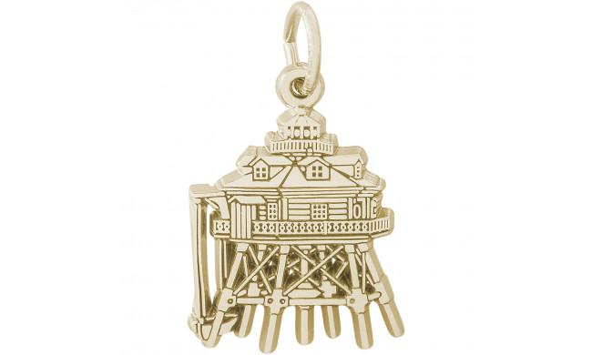 14k Gold Thomas Point, MD Lighthouse Charm