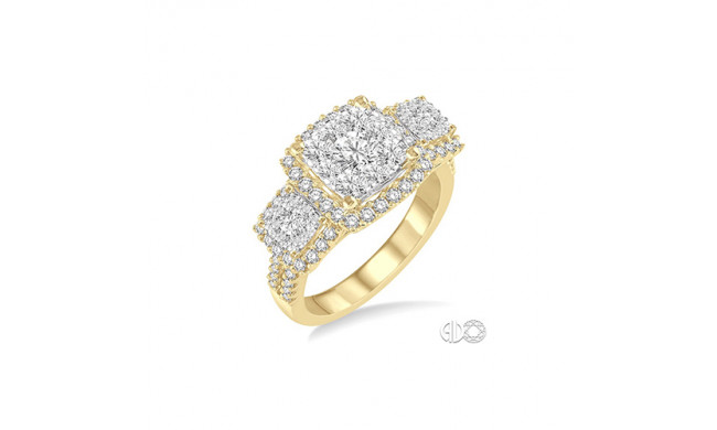 Ashi 14k Yellow Gold Diamond Lovebright Ring