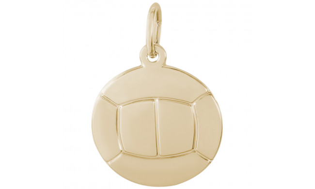 14k Gold Volleyball Charm