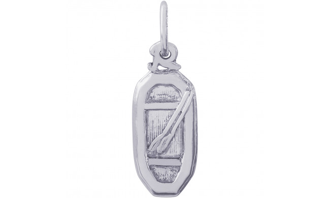 Sterling Silver White Water Raft Charm