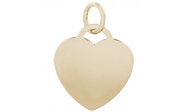 14k Gold Medium Heart - Classic  Charm