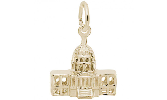Rembrandt 14k Yellow Gold Capitol Building Charm