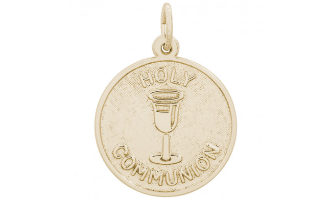 14k Gold Holy Communion Charm