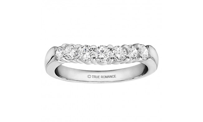 True Romance 14k White Gold 0.50ct Diamond Wedding Band