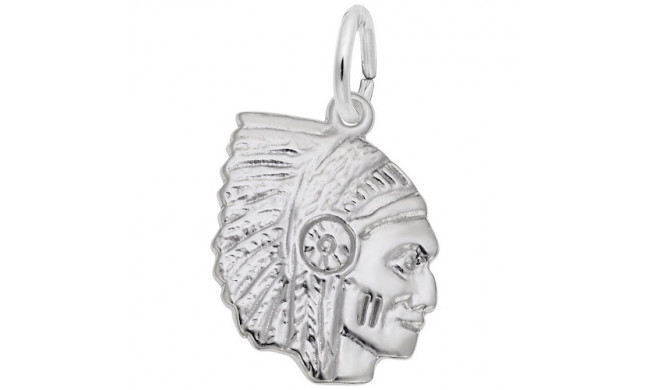 Rembrandt Sterling Silver Indian Head Charm