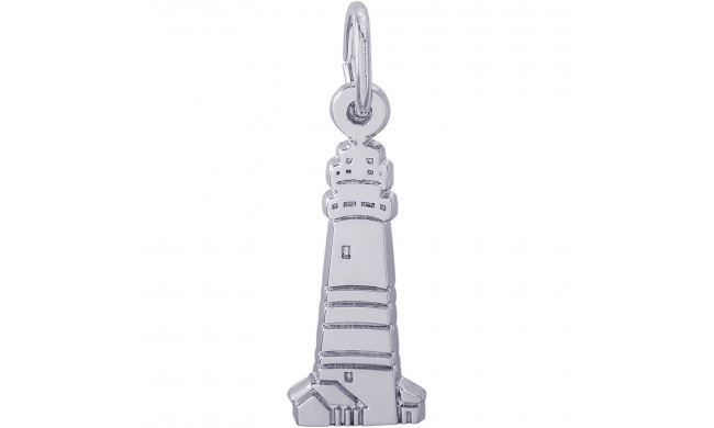 Sterling Silver Boston Harbor, MA Lighthouse Charm