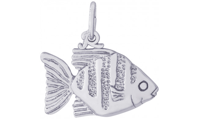 Sterling Silver Angelfish Charm