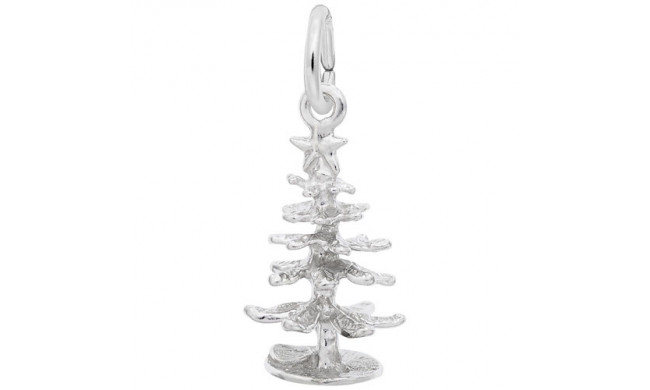 Rembrandt Sterling Silver Christmas Tree Charm