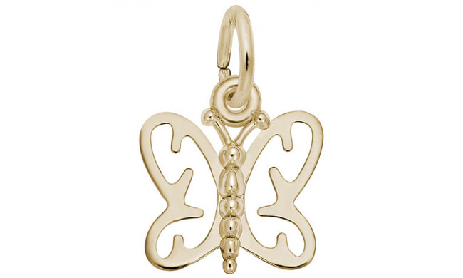 Rembrandt 14k Yellow Gold Butter Fly Charm