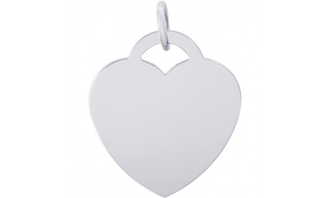 Sterling Silver Lare Heart - Classic  Charm