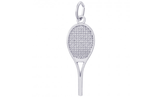 Sterling Silver Tennis Racquet Charm