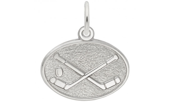 Rembrandt Sterling Silver Hockey Disc Charm