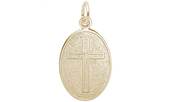 Rembrandt 14k Yellow Gold Cross Charm