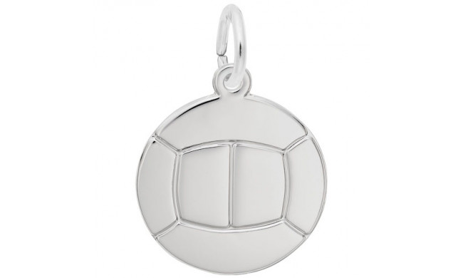 Rembrandt Sterling Silver Volleyball Charm