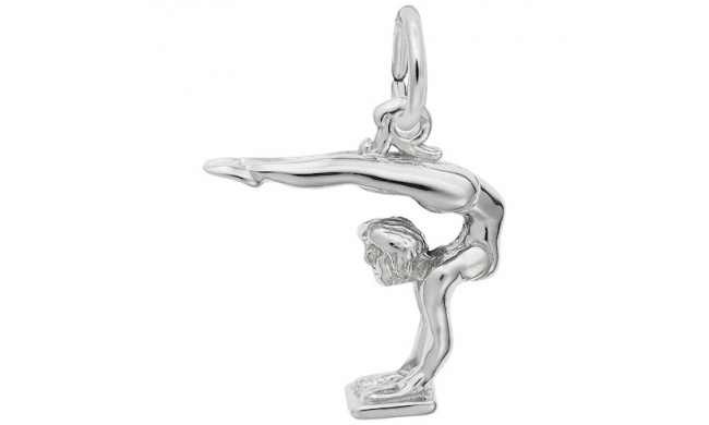 Rembrandt Sterling Silver Gymnast Charm