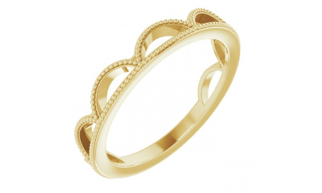 14K Yellow Stackable Ring - 51668102P