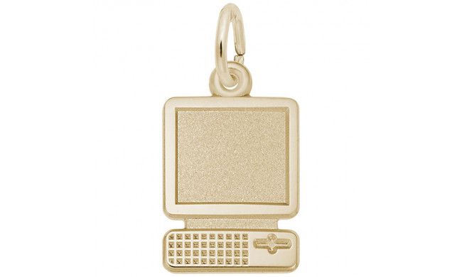 Rembrandt 14k Yellow Gold Computer Charm