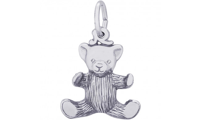Sterling Silver Teddy Bear  Charm