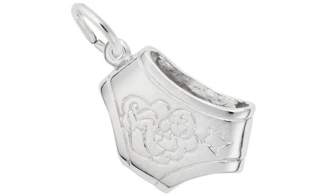 Rembrandt Sterling Silver Diaper Charm