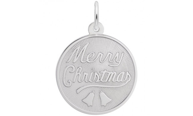 Rembrandt Sterling Silver Merry Christmas Charm