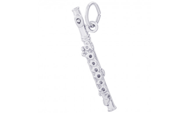Sterling Silver Flute Charm