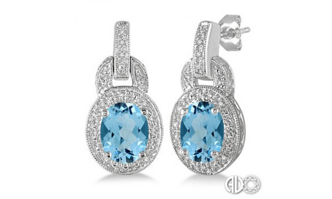 Ashi Diamonds Silver Gemstone Earrings