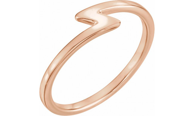 14K Rose Stackable Ring - 51656103P