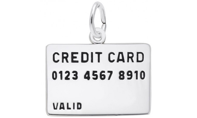 Rembrandt Sterling Silver Credit Card Charm