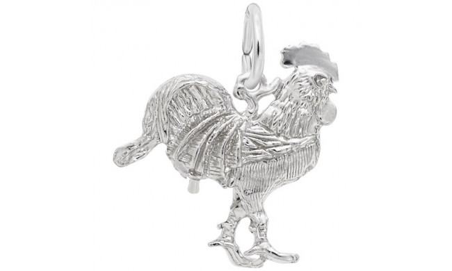 Rembrandt Sterling Silver Rooster Charm