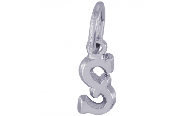 Sterling Silver Initial S Charm