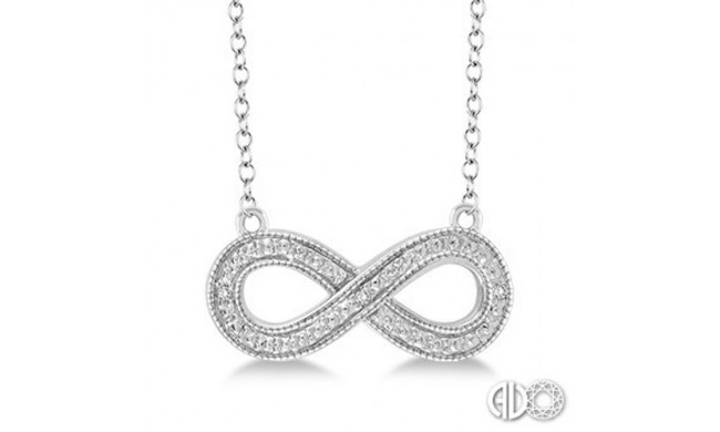 Ashi Diamonds Silver Infinity Pendant