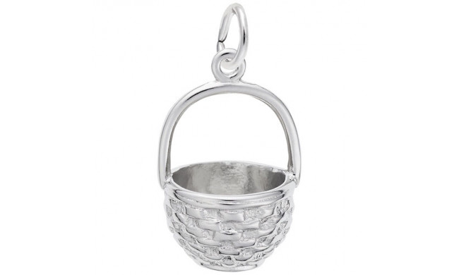Rembrandt Sterling Silver Basket Charm