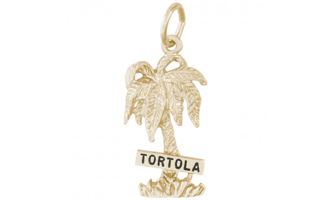 14k Gold Tortola Palm w/ Sign