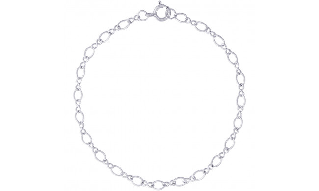 Sterling Silver 7 Inch Charm Bracelet