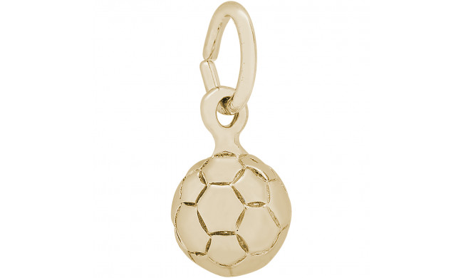 14k Gold Soccer Ball Charm