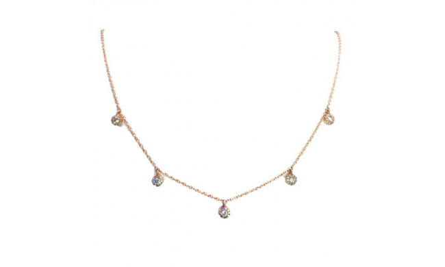 Diamond Durrells 14k Rose Gold Diamond Necklace