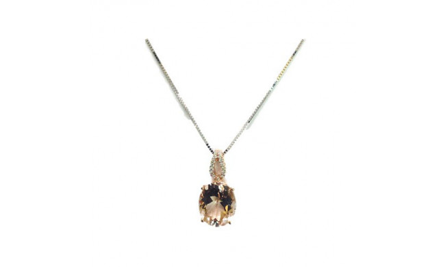 YCH 14k Rose Gold Morganite Necklace