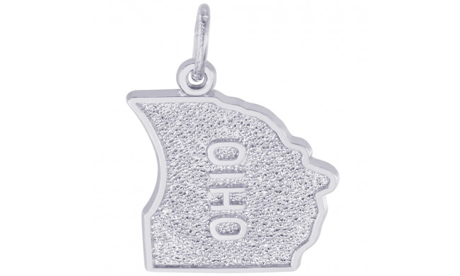 Sterling Silver Ohio Charm