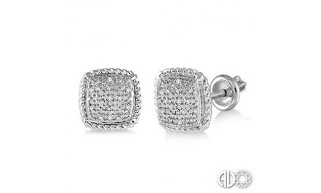 Ashi Diamonds Silver Earrings