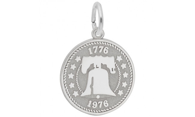 Rembrandt Sterling Silver Liberty Bell Charm
