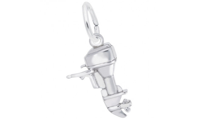 Rembrandt Sterling Silver Outboard Motor Charm