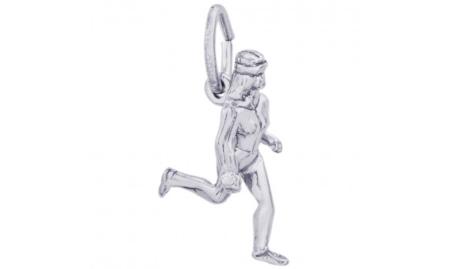 Sterling Silver Female jogger Charm