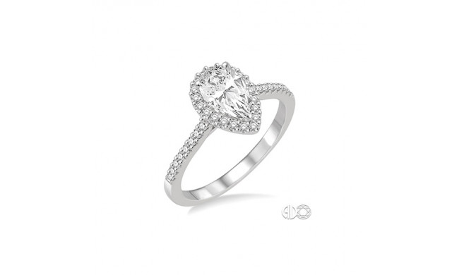Ashi 14k White Gold Diamond Engagement Ring