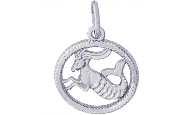 Sterling Silver Capricorn Charm