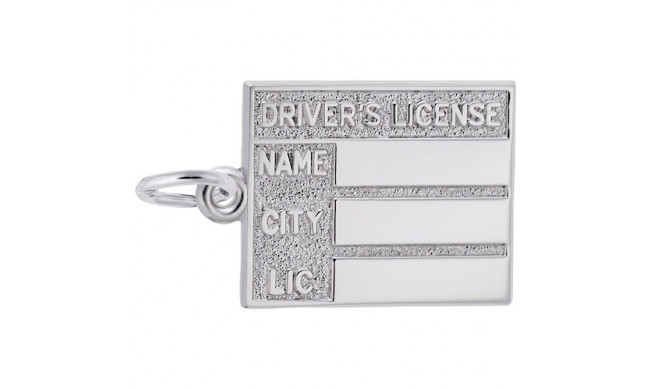 Rembrandt Sterling Silver Driver's License Charm