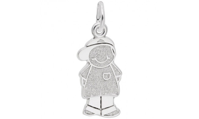 Rembrandt Sterling Silver Boy with Baseball Cap Charm
